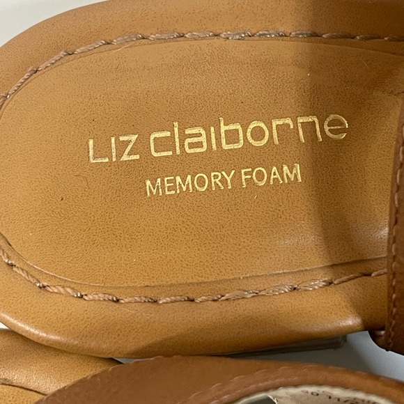 Liz Claiborne Tiffin Slide Memory Foam Adjustable Buckle Strap 5M - Picture 10 of 13